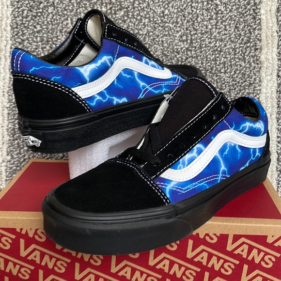 Vans Old Skool Lightning Black/Blue WMNS - Picture 9 of 16